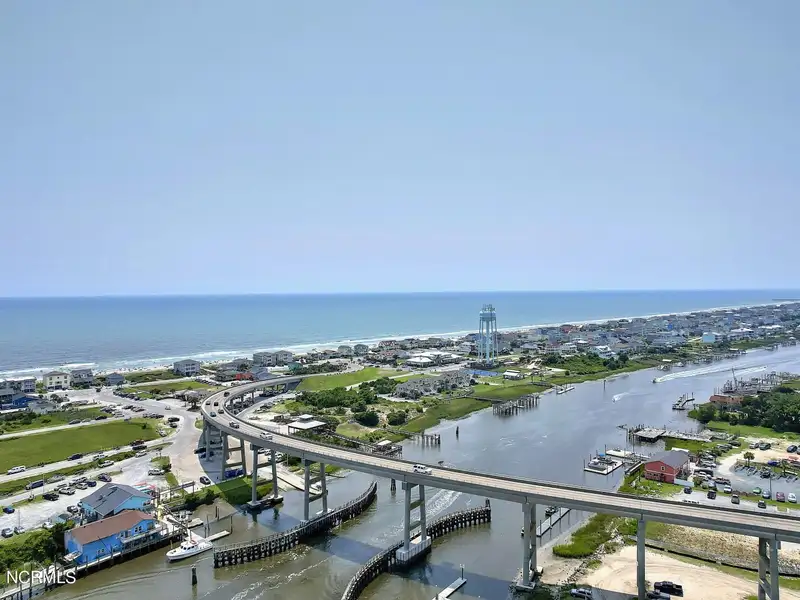 Waterfront Commercial Property on Holden Beach with 230' Frontage and Development Potential
