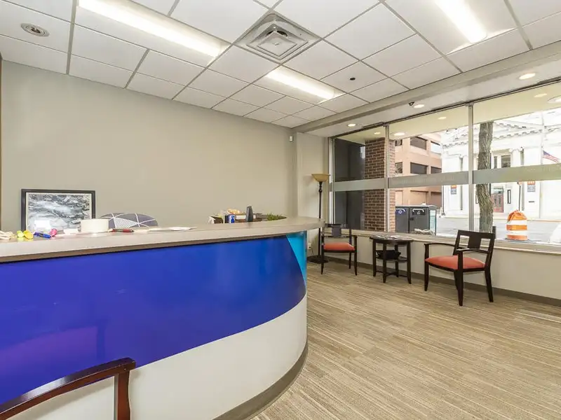 First Floor Office Suite for Lease on Michigan Avenue with Eight Offices and Conference Rooms