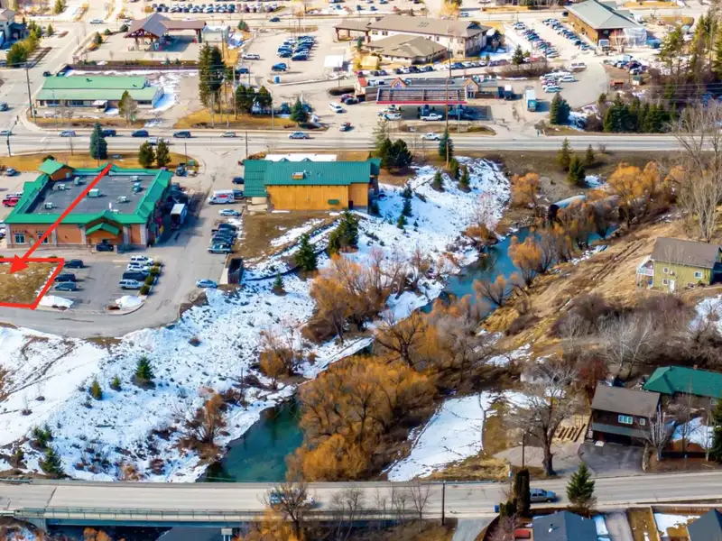 Commercial Land in Downtown Whitefish with Hwy 93 Visibility and Mountain Views