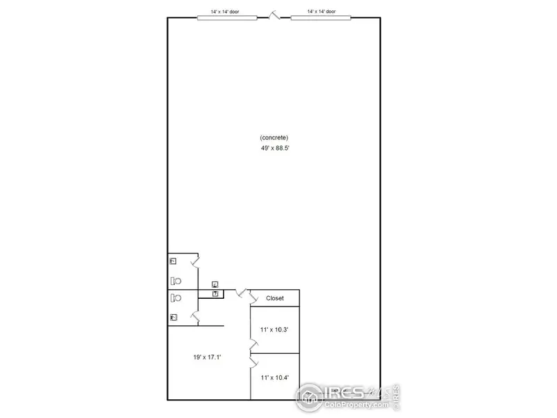 Industrial Office/warehouse Unit for Lease with Reception and Private Offices