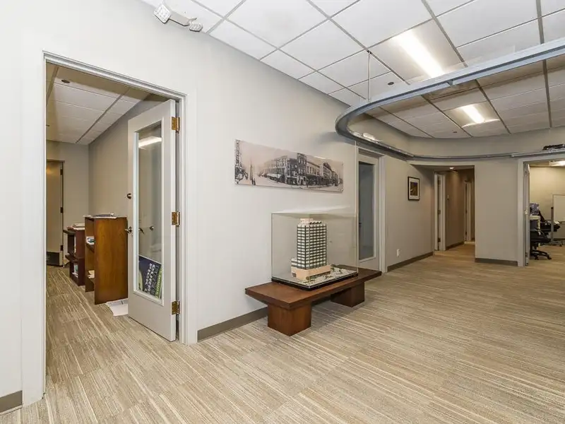 First Floor Office Suite for Lease on Michigan Avenue with Eight Offices and Conference Rooms