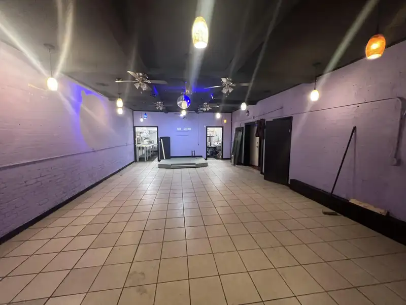 Former Restaurant and Bar for Sale with Equipment and Performance Stage