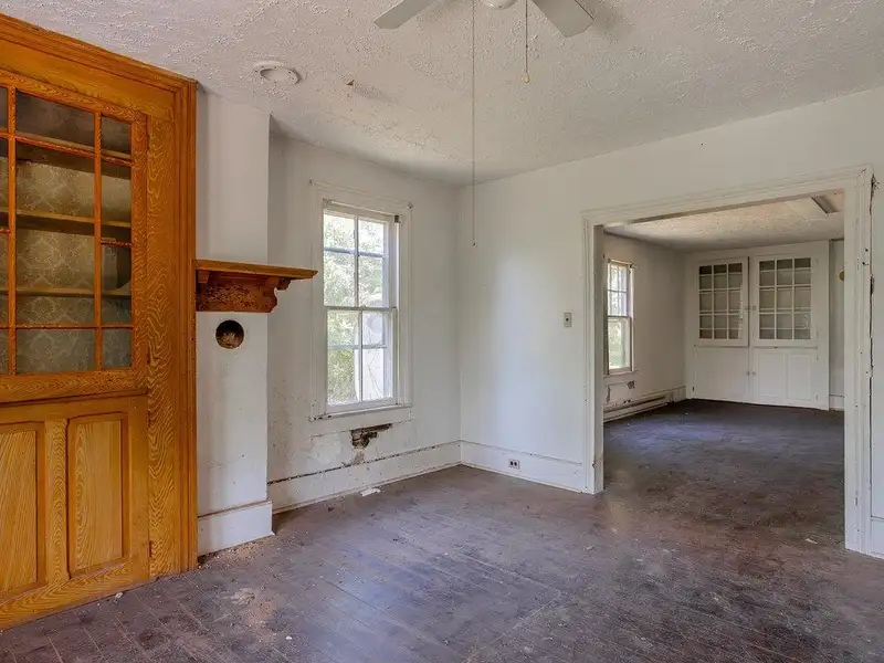 Classic American Foursquare Home in Need of Restoration with Detached Garage