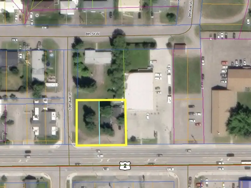Commercial Corner Lot with 3 Bed Home in Columbia Falls, High Traffic Area