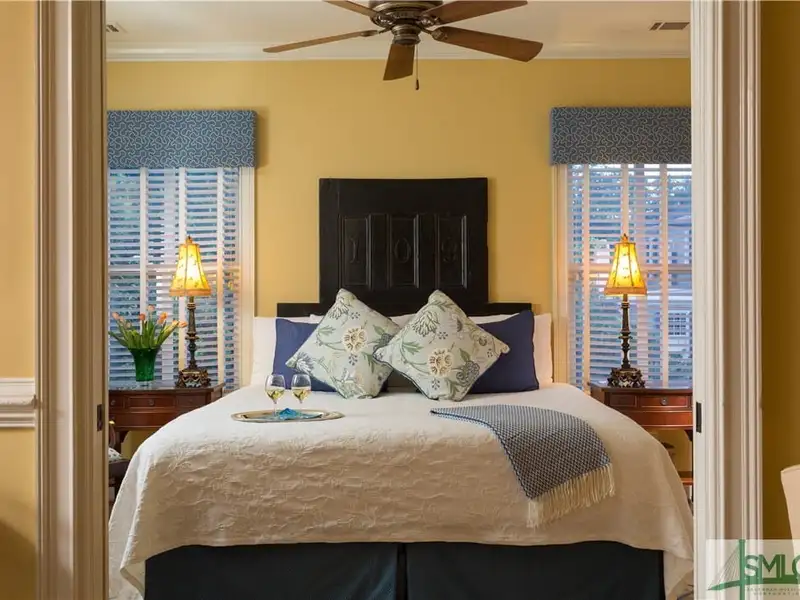 Restored 1871 Gray Brick Townhome in Savannah’s Historic District with Carriage House and Stvr Certificates