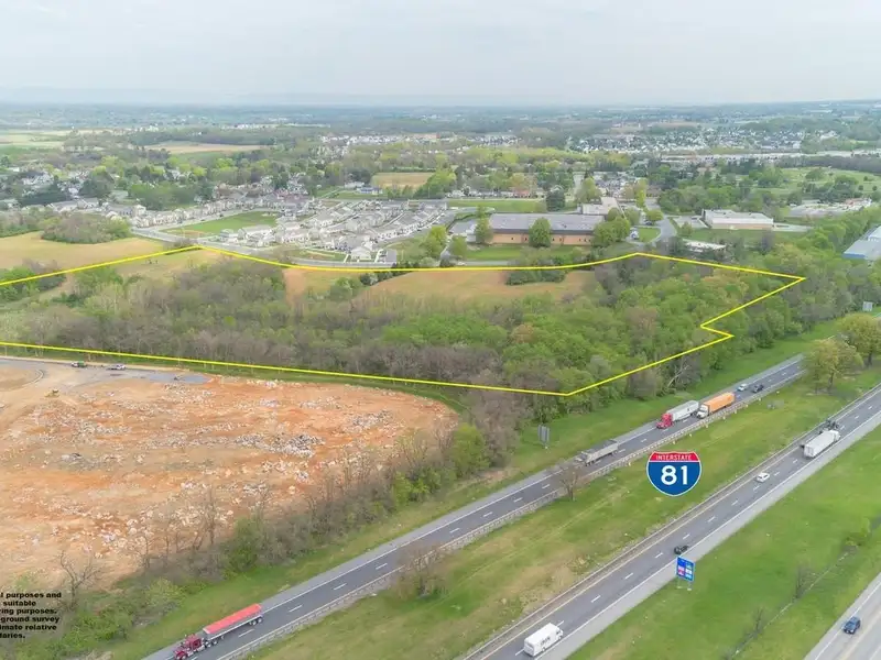 ±22 Acres of Prime Commercial Land Near I-81 with Development Potential